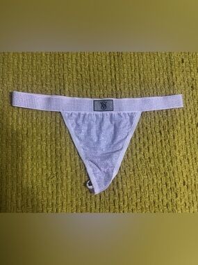 Victoria’s Secret Pink   Thong with Logo Waistband